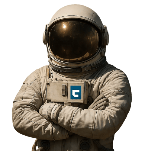 Confident astronaut Confident astronaut