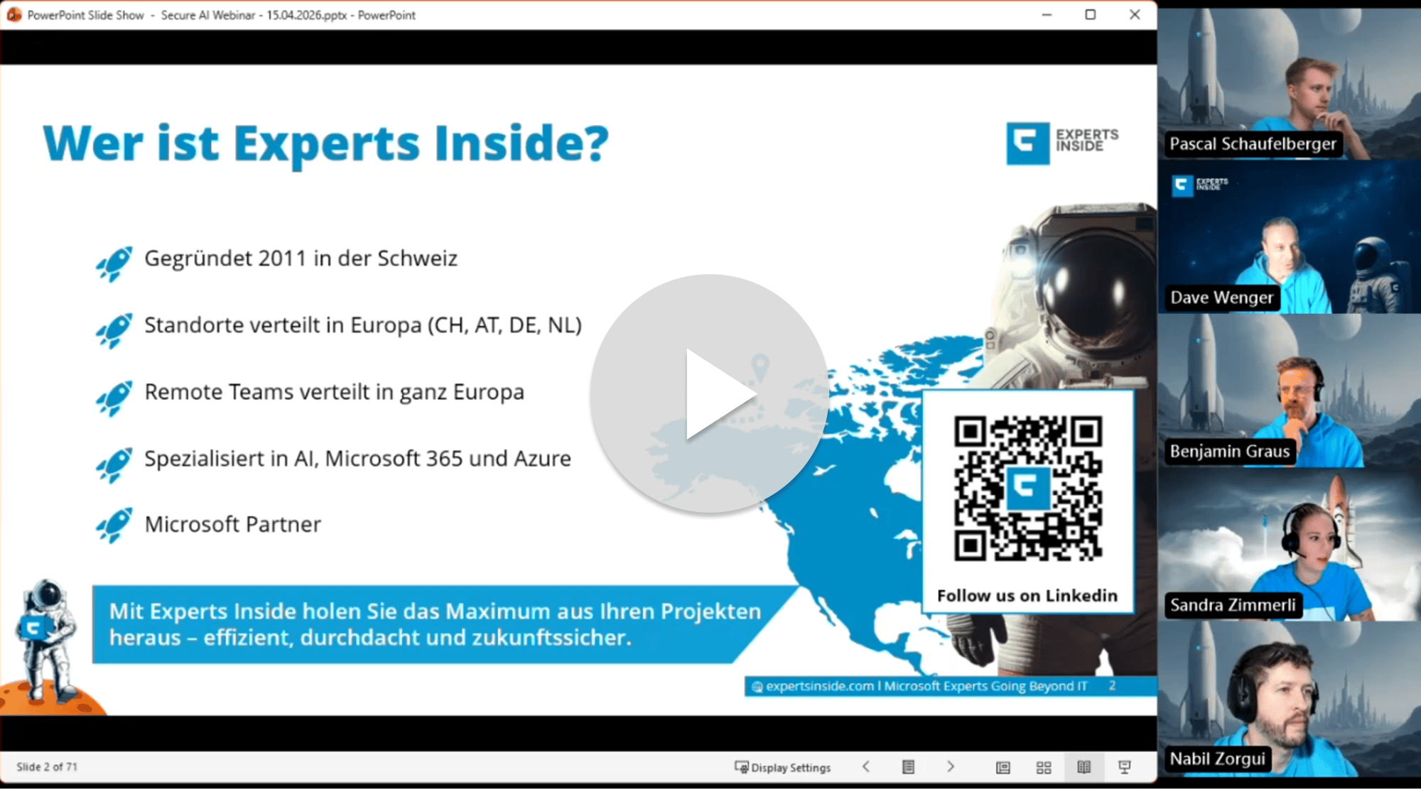 Video frame AI Security